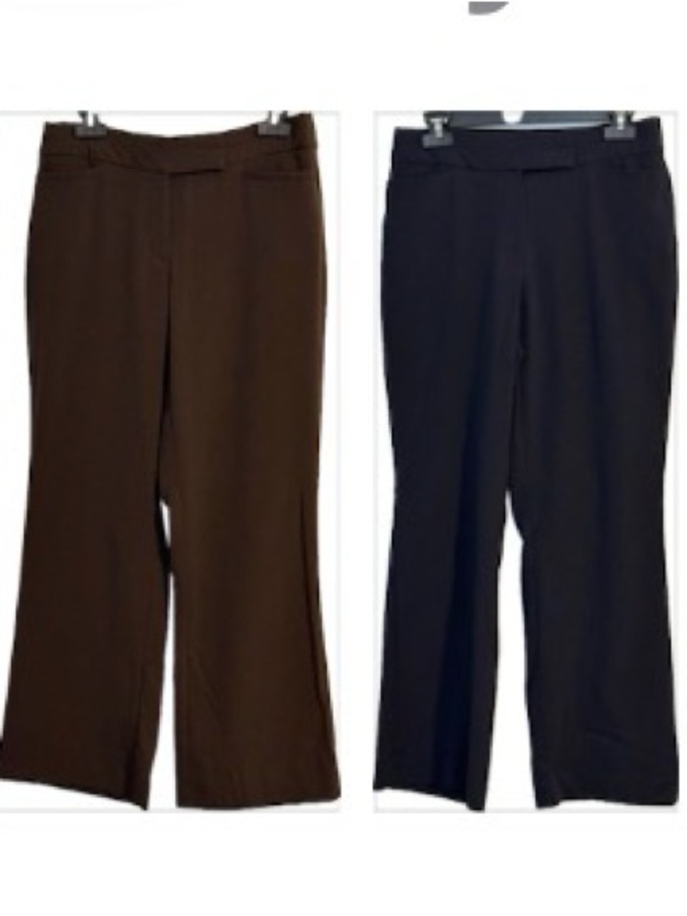 JM Collection Womens Curvy Fit Tummy Control Pants Bundle Size 8S - 2 Pairs